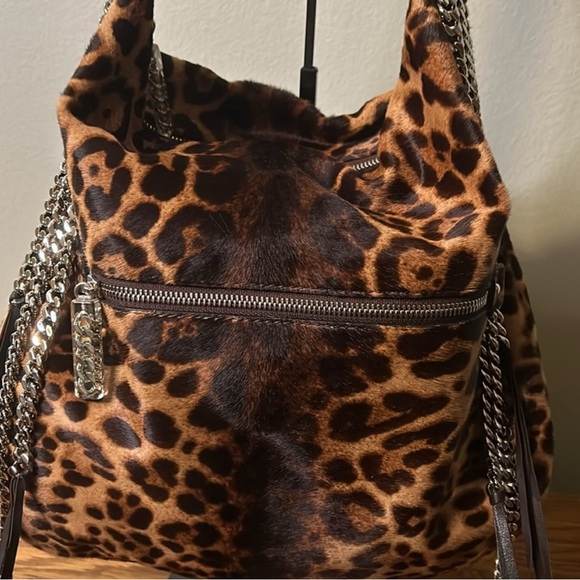 Christian louboutin pony hair leopard print bag - Picture 3 of 9